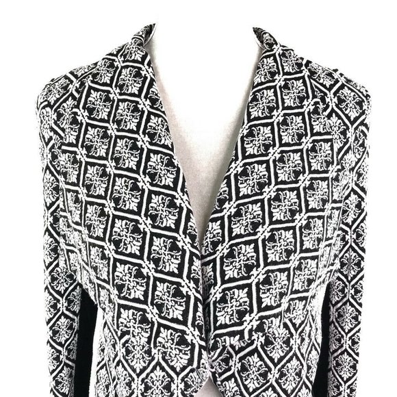 41Hawthorn Geometric Stretch Open Front Jacket - Picture 2 of 9